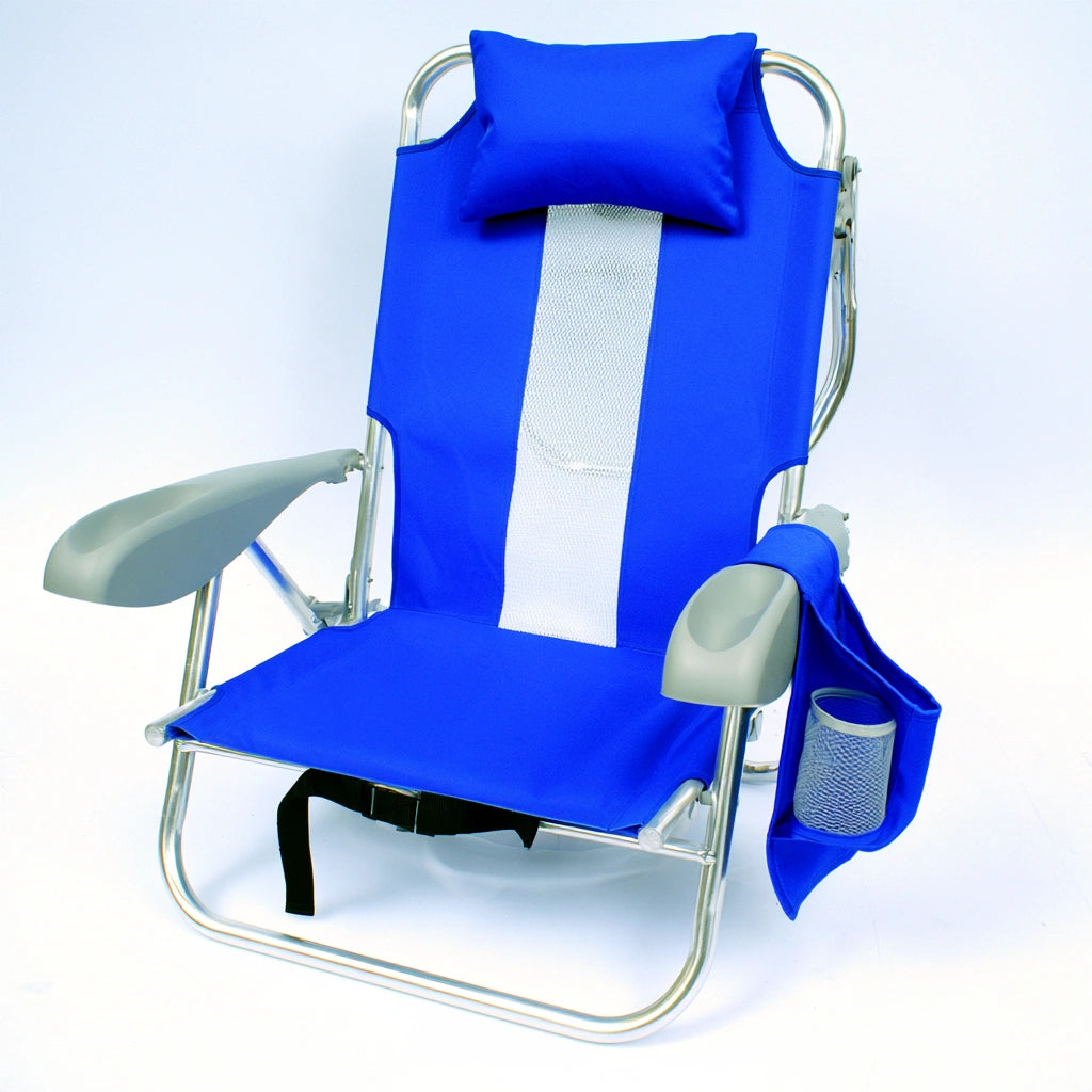 Gestoffeerde stoel, kleur blauw