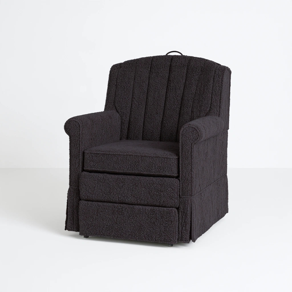 Gestoffeerde stoel, kleur grijs