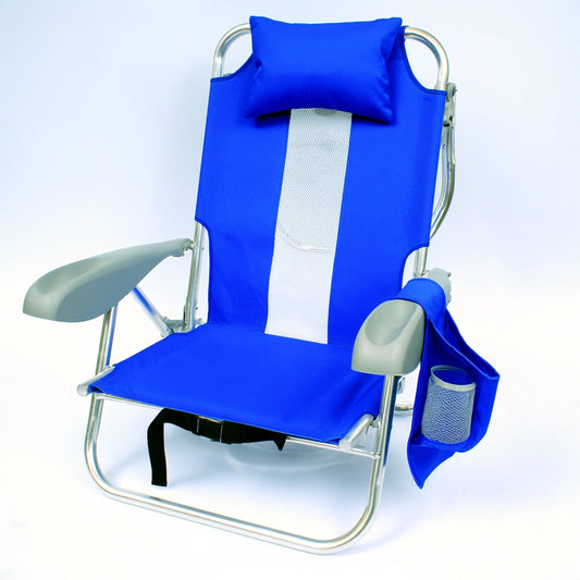 Gestoffeerde stoel, kleur blauw