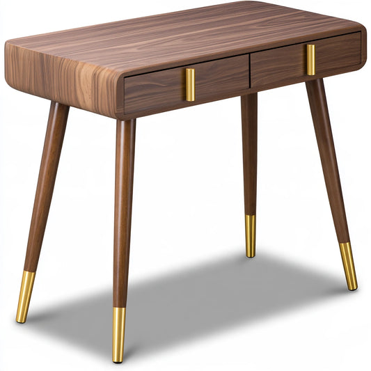 Bureau van hout, kleur bruin