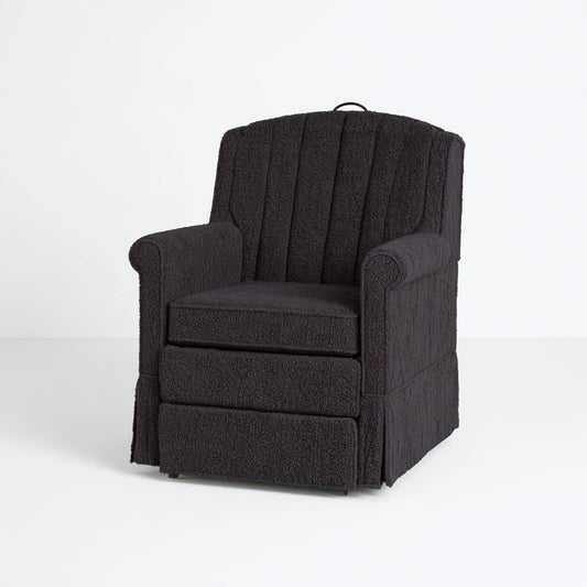 Gestoffeerde stoel, kleur grijs